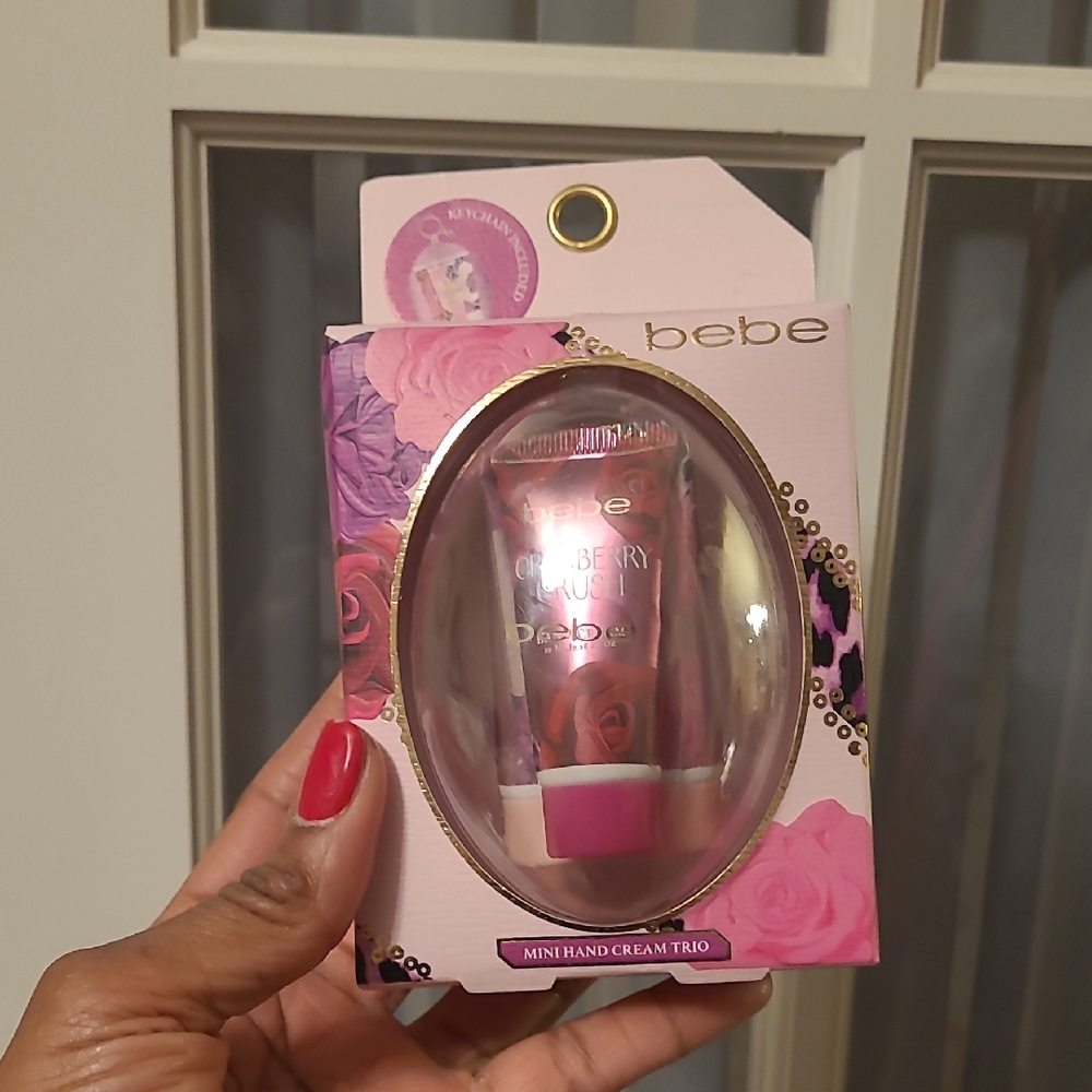 Bebe Cranberry Crush Mini Hand Cream Trio